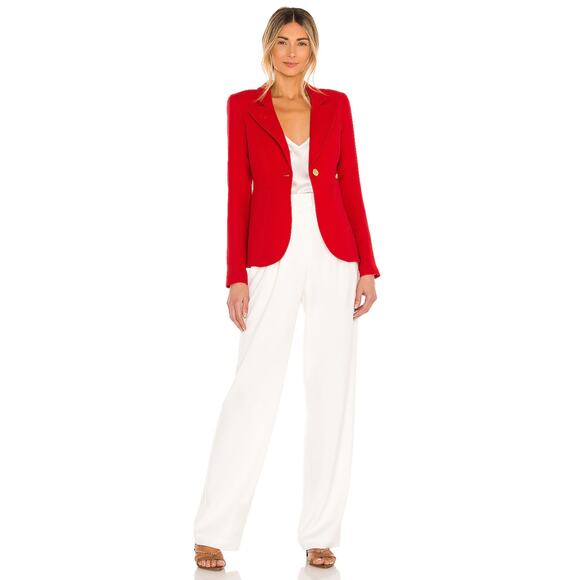 Smythe Classic Duchess Blazer Red - Picture 5 of 10
